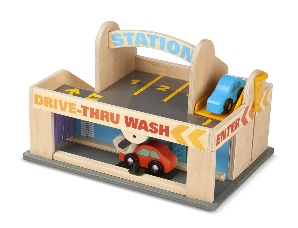 Melissa Doug Service Station Parking Garage 9271