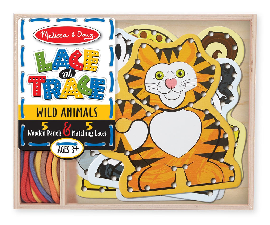 Melissa Doug Lace & Trace - Wild Animals 9276