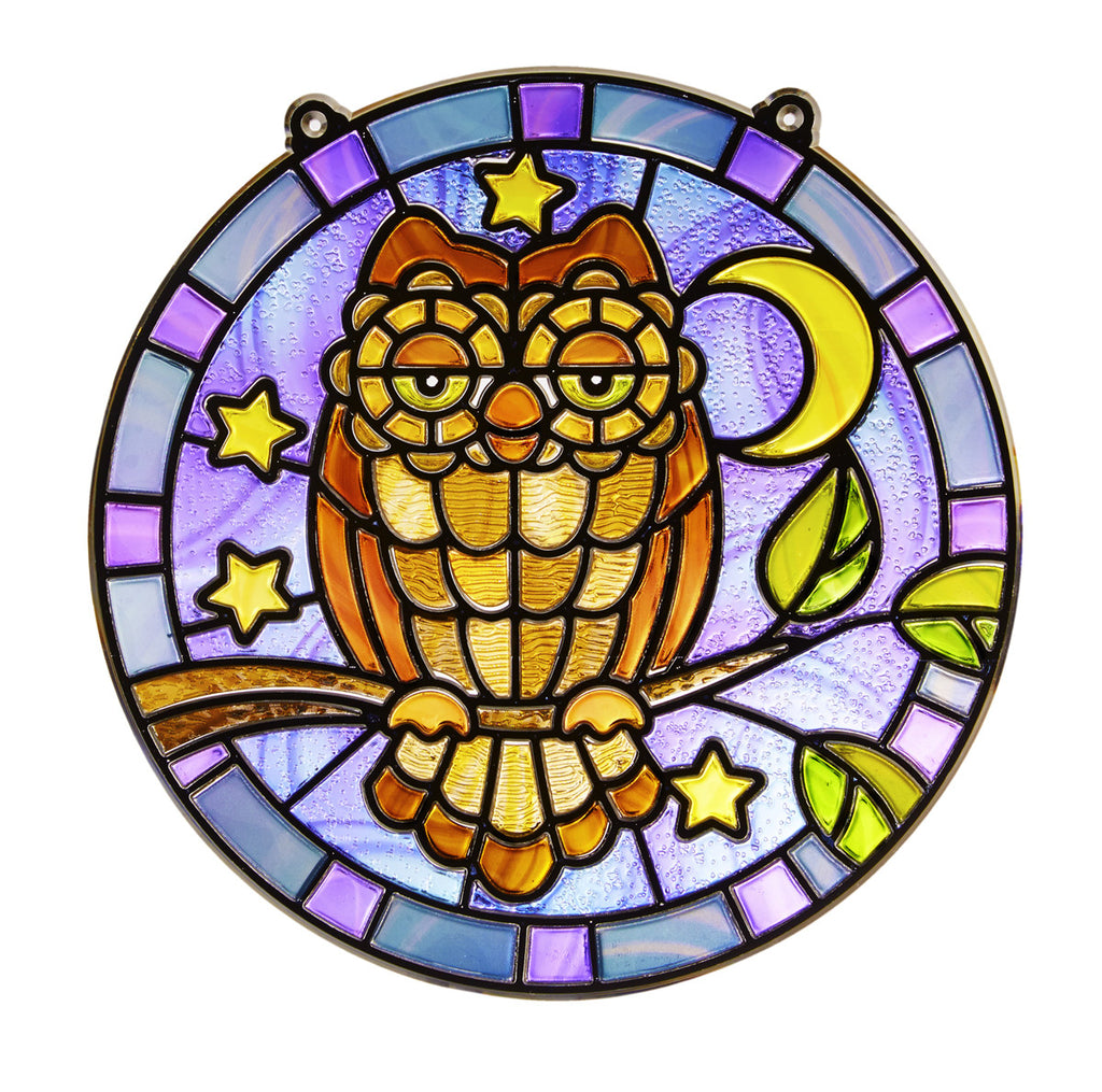 Melissa Doug Stained Glass - Owl 9296