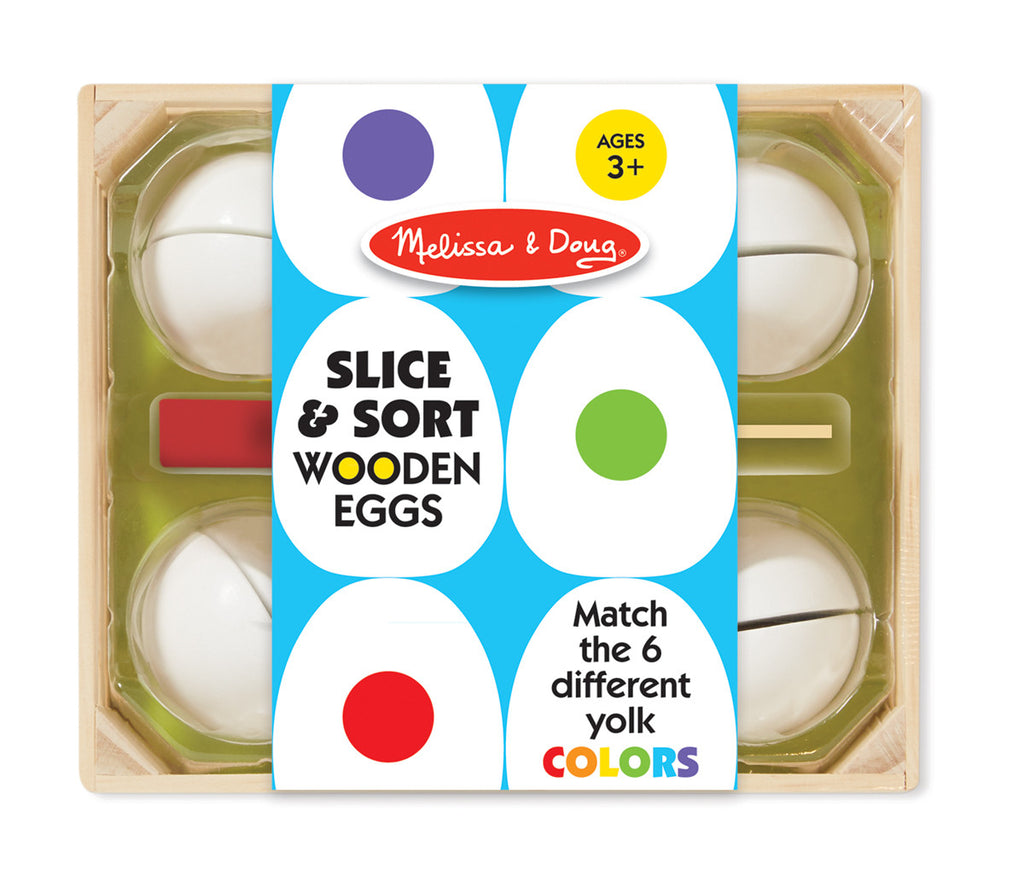 Slice & Sort Wooden Eggs 9301