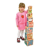 Melissa & Doug Wooden Animal Nesting Blocks - 8 Blocks Stack to Almost 3 Feet Tall