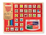 Melissa & Doug Wooden Favorite Things Stamp Set