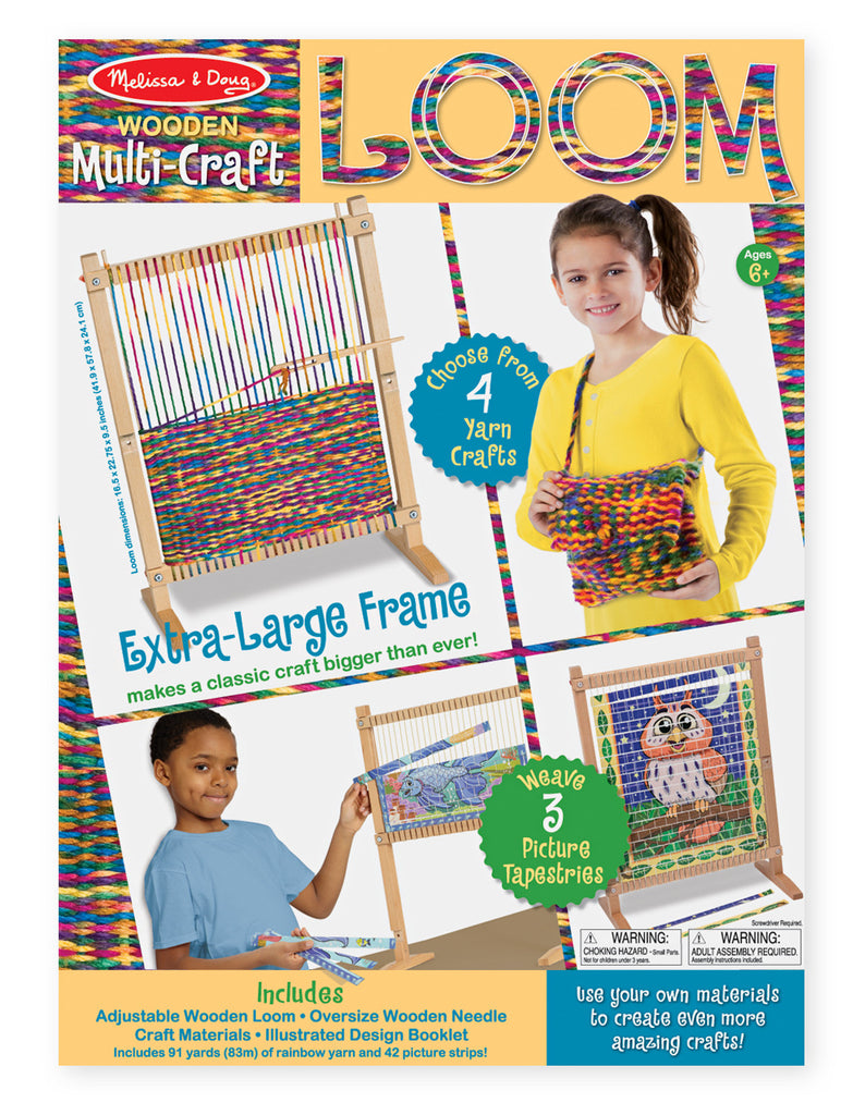 Melissa & Doug Multi-Craft Weaving Loom 9381