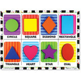 Melissa and Doug Kids Toy, Shapes Chunky Puzzle