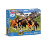 Melissa & Doug Mountain Horses Cardboard Jigsaw Puzzle (500 pcs, 1.5 x 2 feet)