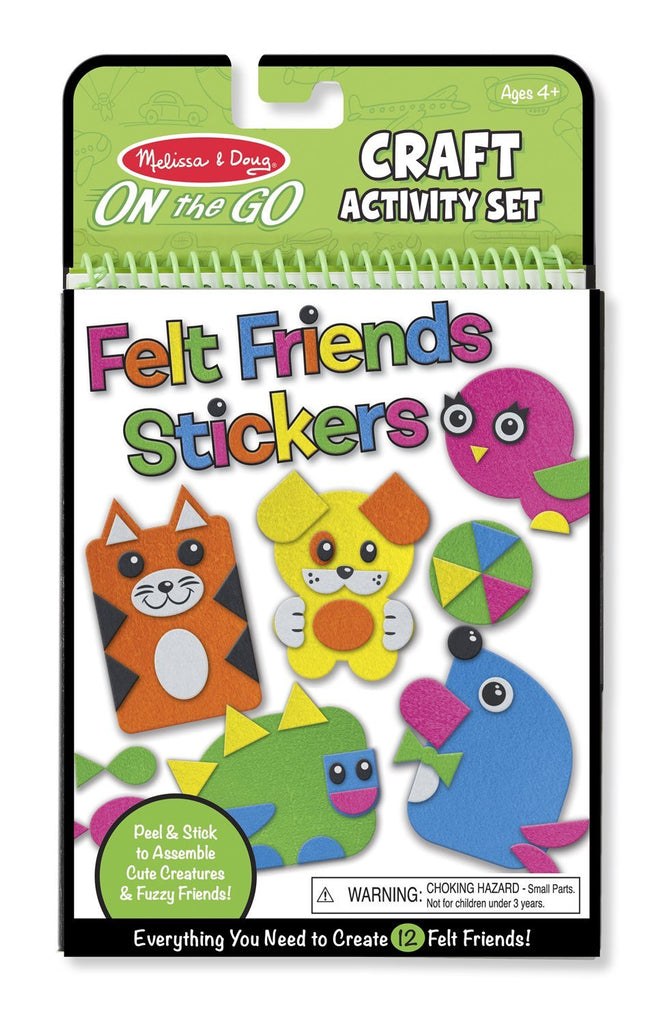Melissa Doug On-the-Go Crafts - Felt Friends 9420
