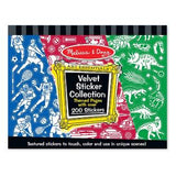 Melissa & Doug Velvet Sticker Collection, Blue