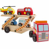 Melissa & Doug Emergency Vehicles Carrier Play Set