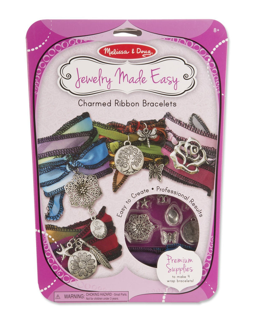 Jewelry Made Easy - Charmed Ribbon Bracelets 9470