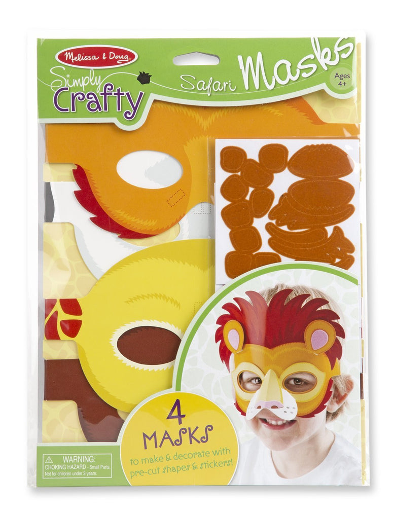 Melissa Doug Simply Crafty - Safari Masks 9478