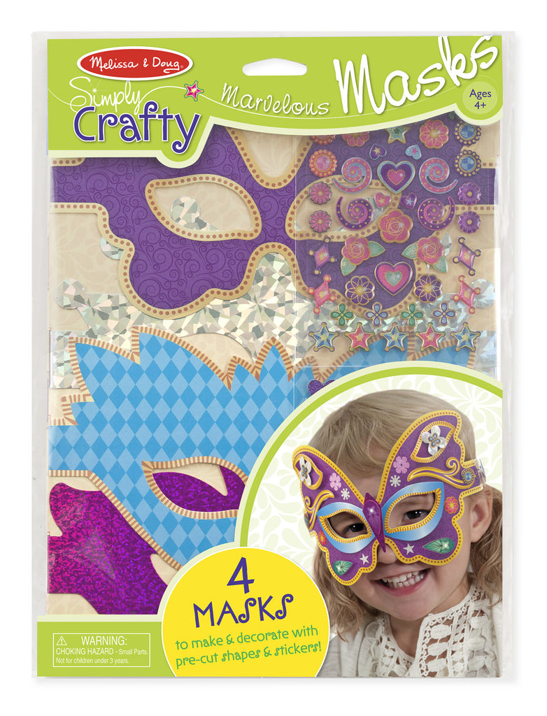 Melissa Doug Simply Crafty - Marvelous Masks 9481