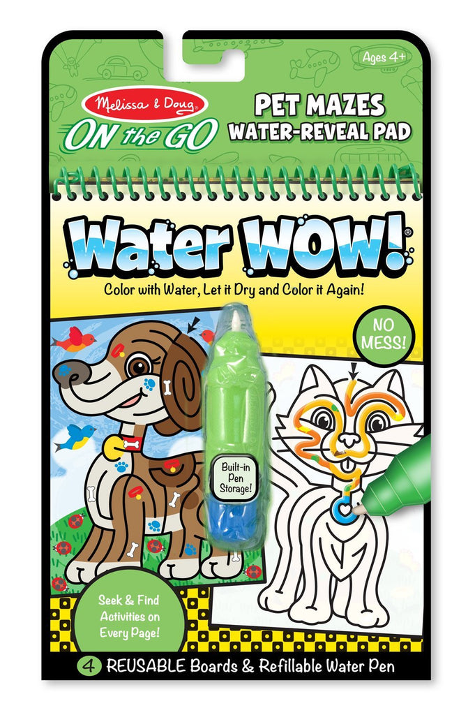 Melissa Doug Water Wow! Pet Mazes 9484