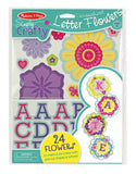 Melissa Doug Simply Crafty - Personalized Letter Flowers 9488