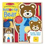 Melissa & Doug Button-Up Bear Pattern Match Lacing Set