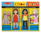 Melissa & Doug Chloe & Zoe - Magnetic Dress Up