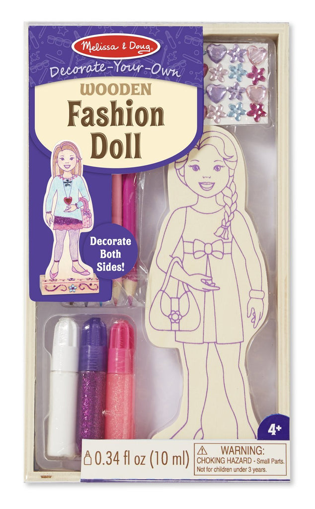 Melissa Doug DYO Fashion Doll 9521