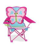 Melissa & Doug Sunny Patch Cutie Pie Butterfly Folding Lawn and Camping Chair