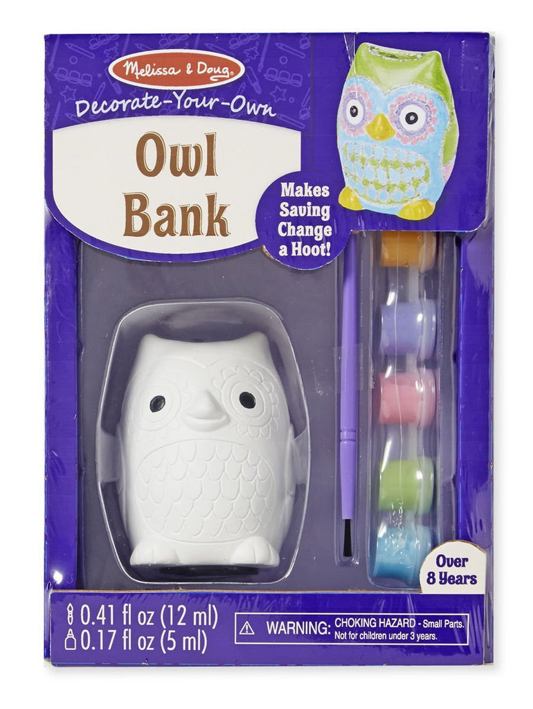 Melissa Doug DYO Owl Bank 9538