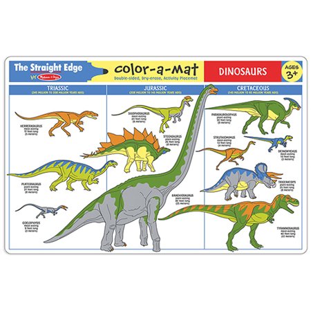 Dinosaurs Color-A-Mat, More Science History by Melissa & Doug