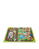 Melissa & Doug Deluxe Activity Road Rug Play Set with 49pc Wooden Vehicles and Play