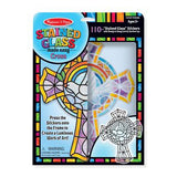 Melissa & Doug Stained Glass Made Easy Craft Kit: Cross - 110+ Stickers