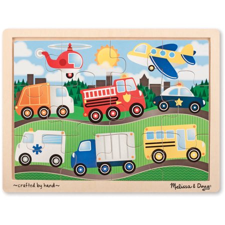Melissa & Doug On The Road Jigsaw Puzzle (12-Piece)