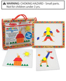 Melissa & Doug Deluxe Magnetic Pattern Blocks Set