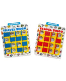 Melissa & Doug Flip to Win Travel Bingo Game - 2 Wooden Game Boards, 4 Double-Sided Cards