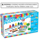 Melissa & Doug Easel Accessory Set - Paint, Cups, Brushes, Chalk, Paper, Dry-Erase Marker