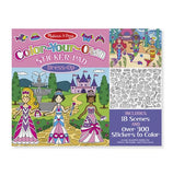 Melissa & Doug Color-Your-Own Sticker Pad – Dress-Up (280+ Stickers to Color, 18 Scenes to Fill)