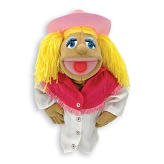 Melissa & Doug Cowgirl Puppet With Detachable Wooden Rod for Animated Gestures