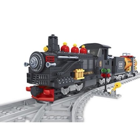 Brictek Locomotive Building Kit, Black