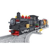 Brictek Locomotive Building Kit, Black