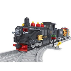 Brictek Locomotive Building Kit, Black