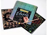 Melissa & Doug Scratch Art Doodle Pad With 16 Scratch-Art Boards and Wooden Stylus