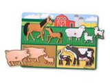 Melissa & Doug Farm Peg Puzzle
