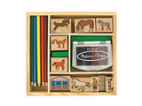 Melissa and Doug Kids Toys, Kids Horses Stamp Set Toys