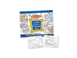 Melissa & Doug Jumbo 50-Page Kids' Coloring Pad - Space, Sharks, Sports, and More