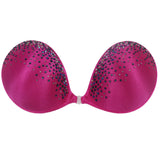 NuBra Aphrodite A100SC7 Crystals on both Cups Satin Bra Cups