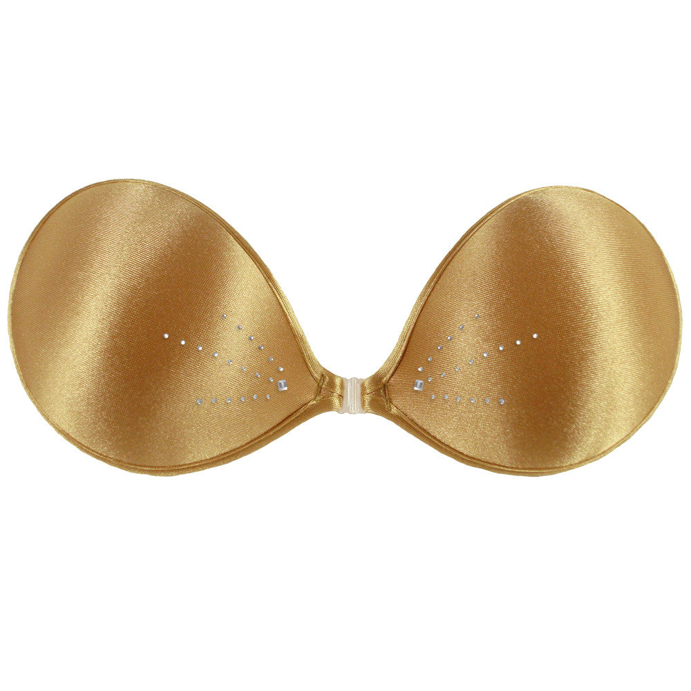 NuBra Aphrodite A100SC4 Crystals on both Cups Satin Bra Cups