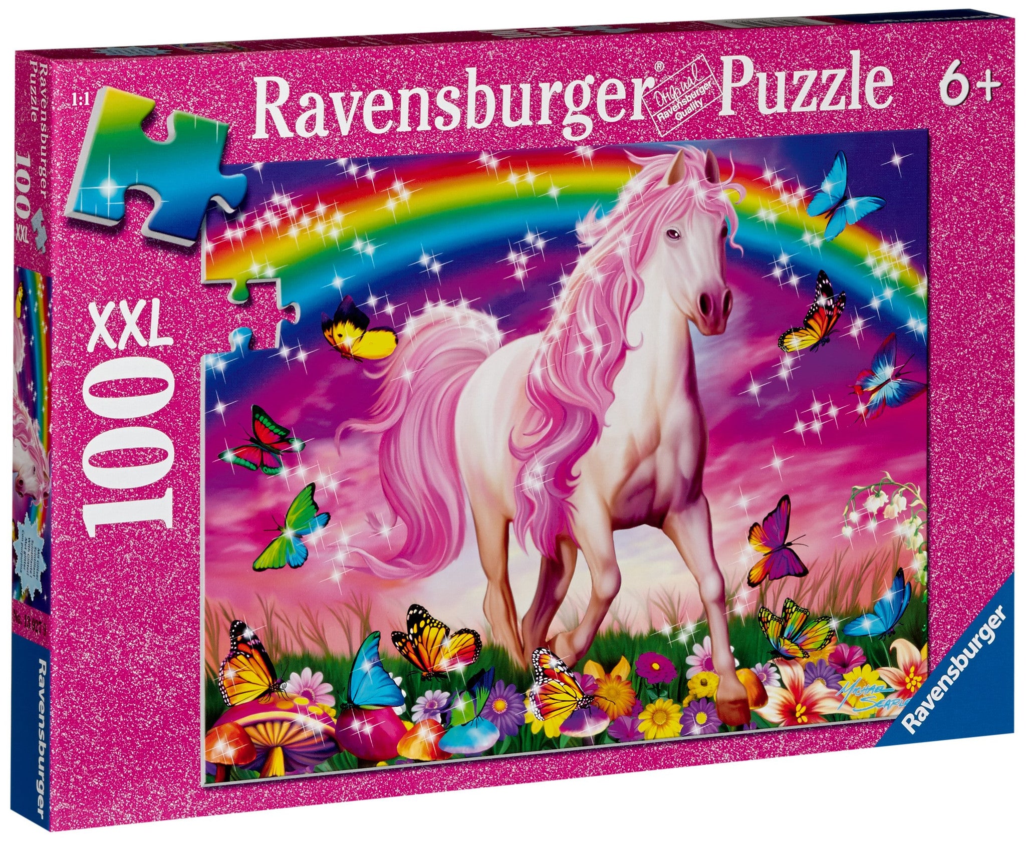 Ravensburger Children's Puzzles 100 pc Glitter Puzzles - Horse Dream 13927