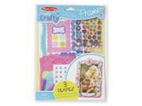 Melissa & Doug Simply Crafty Fabulous Frames Craft Kit (Makes 3 Picture Frames)