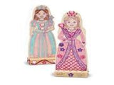 Melissa & Doug Decorate-Your-Own Wooden Princess Dolls Craft Kit