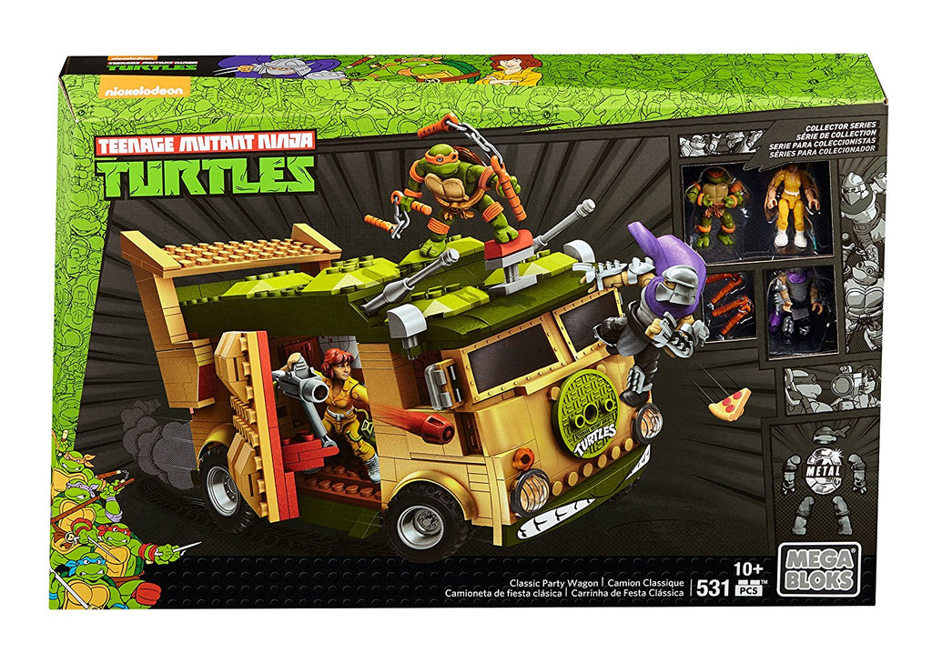 Mega Bloks Teenage Mutant Ninja Turtles Classic Series Party Wagon Construction Set  DPD81