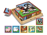 Melissa and Doug Kids Toy, Farm Cube Puzzle