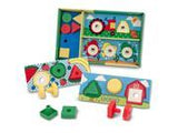 Melissa & Doug Sort, Match, Attach Nuts And Bolts Boards