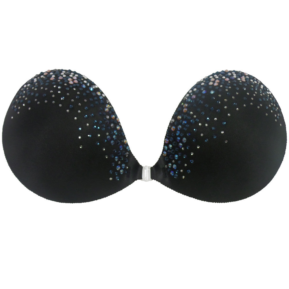 NuBra Aphrodite A300C7 Crystals on both cups Seamless Bra Cups