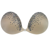 NuBra Aphrodite A300C7 Crystals on both cups Seamless Bra Cups