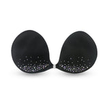 NuBraCr Aphrodite A300C8 Crystals on both cups Seamless Bra Cups