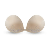 NuBraCr Aphrodite A300C8 Crystals on both cups Seamless Bra Cups